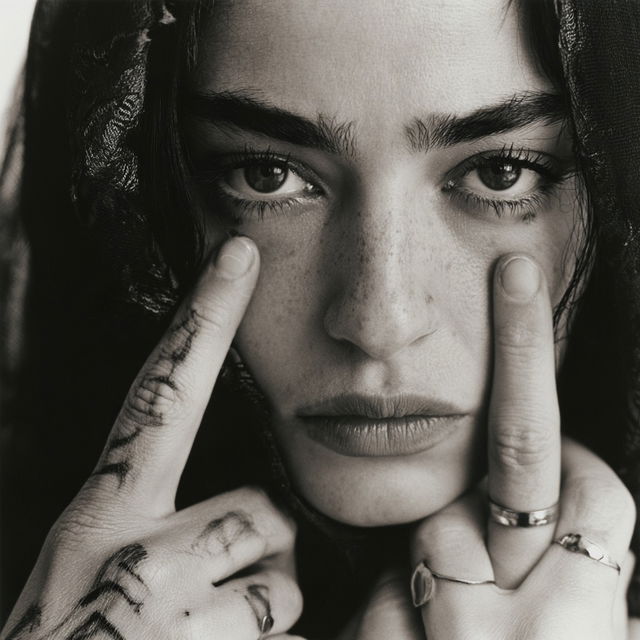 Shirin Neshat style, Midjourney V8.2, render 3 of 4