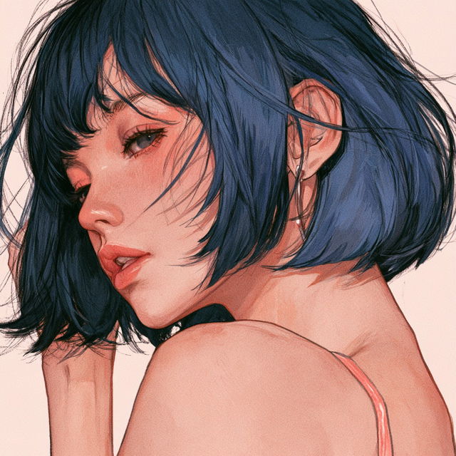 Shojo anime style style, Midjourney V8.2, render 4 of 4