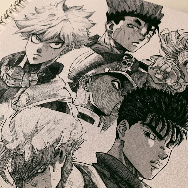 Shonen anime style style, Midjourney V8.2, render 2 of 4