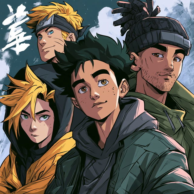 Shonen anime style style, Midjourney V8.2, render 4 of 4