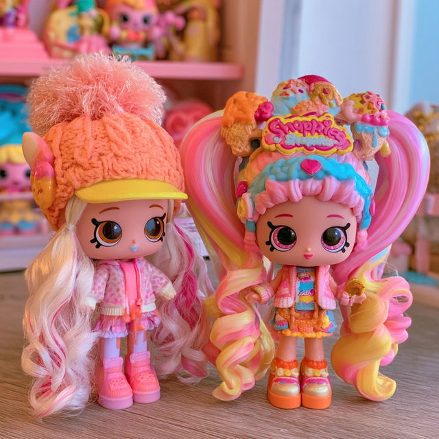 Shopkins Shoppies style, Midjourney V8.2, render 1 of 4