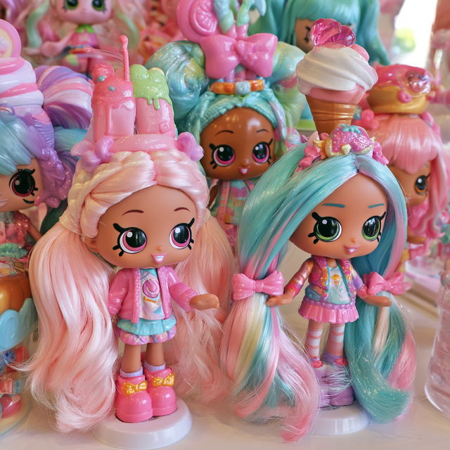 Shopkins Shoppies style, Midjourney V8.2, render 4 of 4