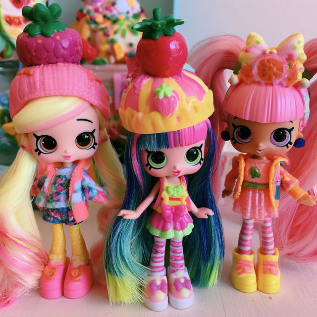 Shopkins Shoppies style, Midjourney V8.2, render 3 of 4