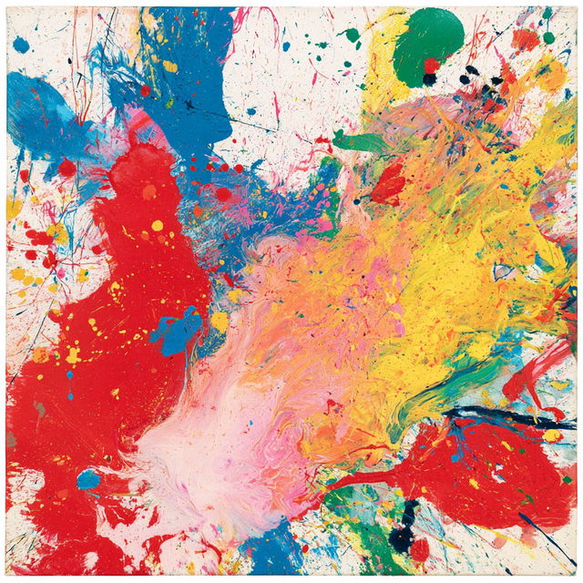 Shozo Shimamoto style, Midjourney V8.2, render 2 of 4