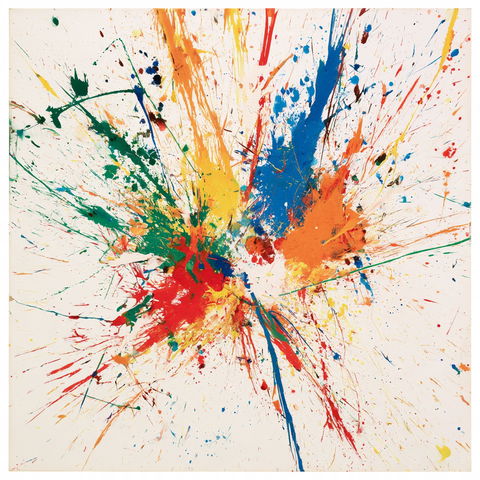 Shozo Shimamoto style (Painters), Midjourney V8.2