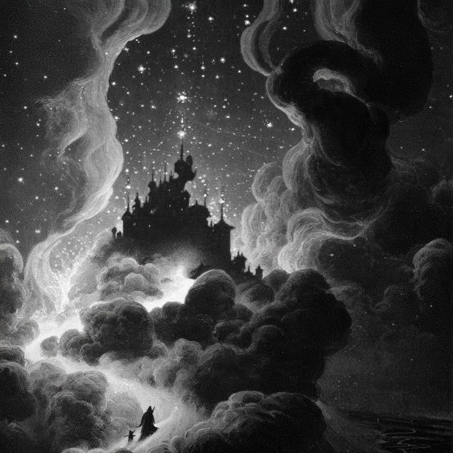 Sidney Sime style, Midjourney V8.2, render 2 of 4