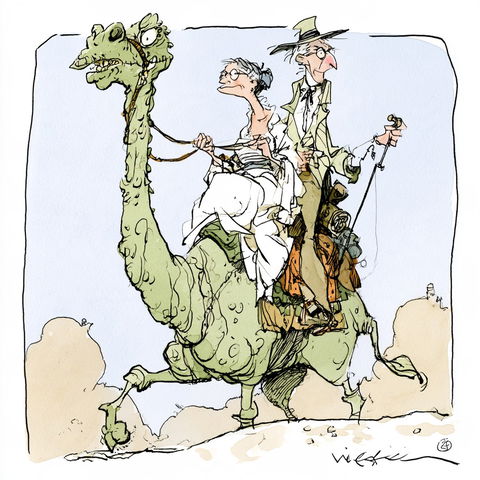 Signe Wilkinson style (Illustrators), Midjourney V8.2