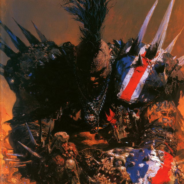 Simon Bisley style, Midjourney V8.2, render 2 of 4