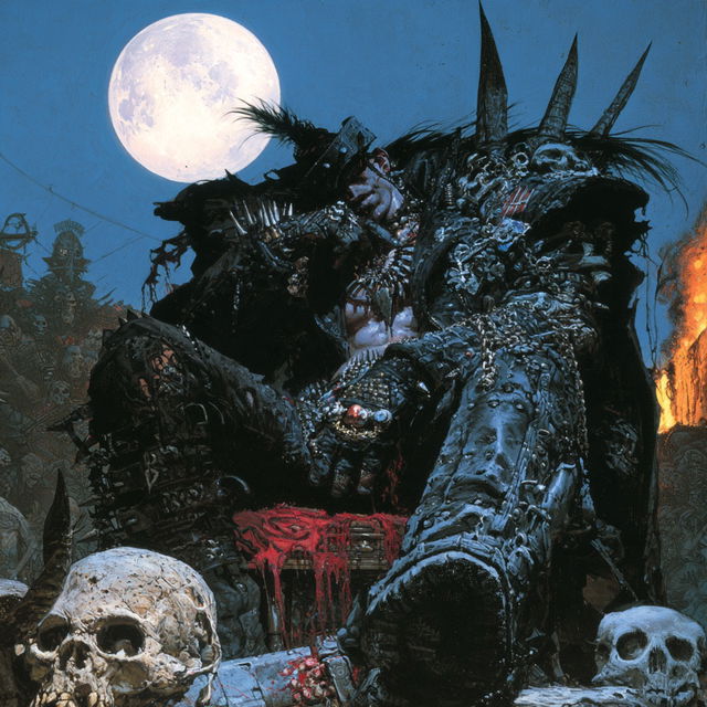 Simon Bisley style, Midjourney V8.2, render 3 of 4