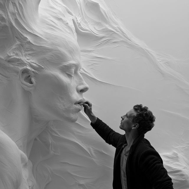Simon Schubert style, Midjourney V8.2, render 1 of 4