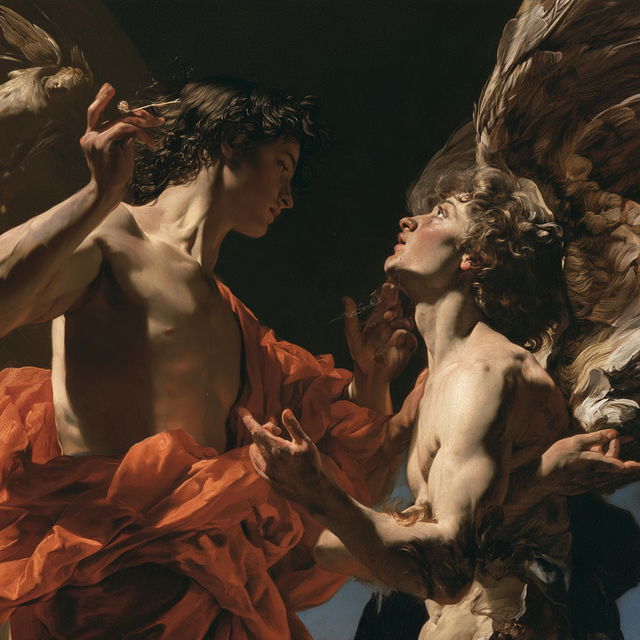 Simon Vouet style, Midjourney V8.2, render 4 of 4