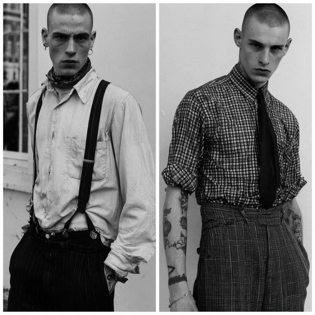 Skinhead fashion style, Midjourney V8.2, render 2 of 4