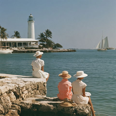 Slim Aarons style (Photographers), Midjourney V8.2