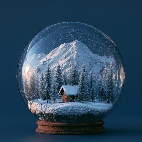 Snowglobe style (Techniques), Midjourney V8.2