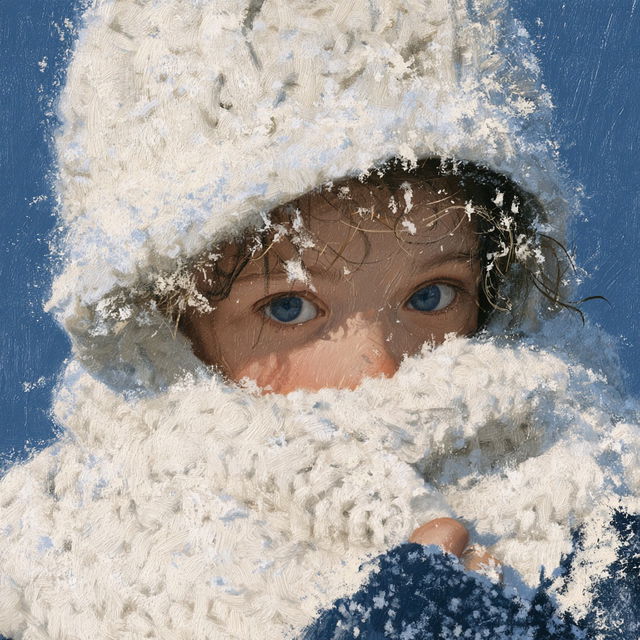 Snowy style, Midjourney V8.2, render 1 of 4