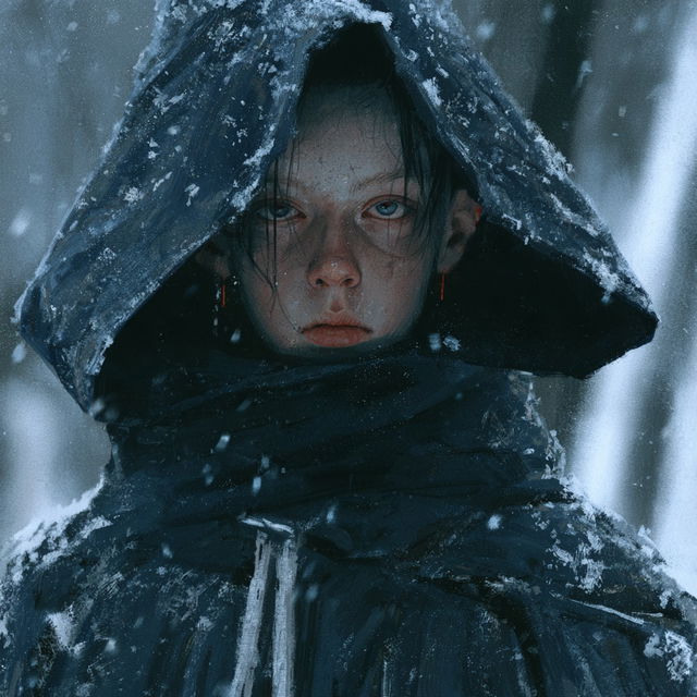 Snowy style, Midjourney V8.2, render 4 of 4