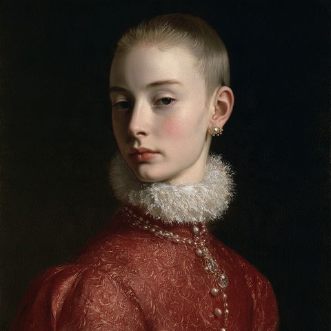 Sofonisba Anguissola style (Painters), Midjourney V8.2