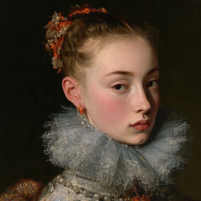 Sofonisba Anguissola style, Midjourney V8.2, render 3 of 4