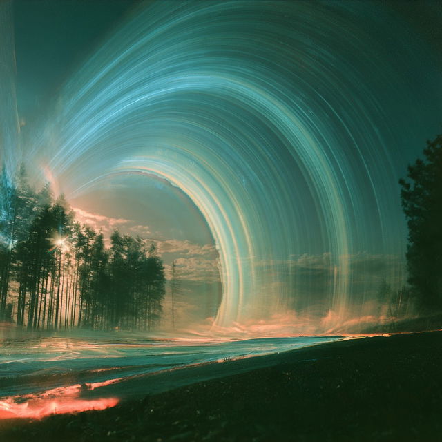 Solargraph style, Midjourney V8.2, render 2 of 4