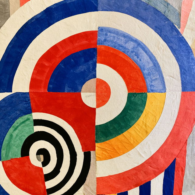 Sonia Delaunay style, Midjourney V8.2, render 2 of 4