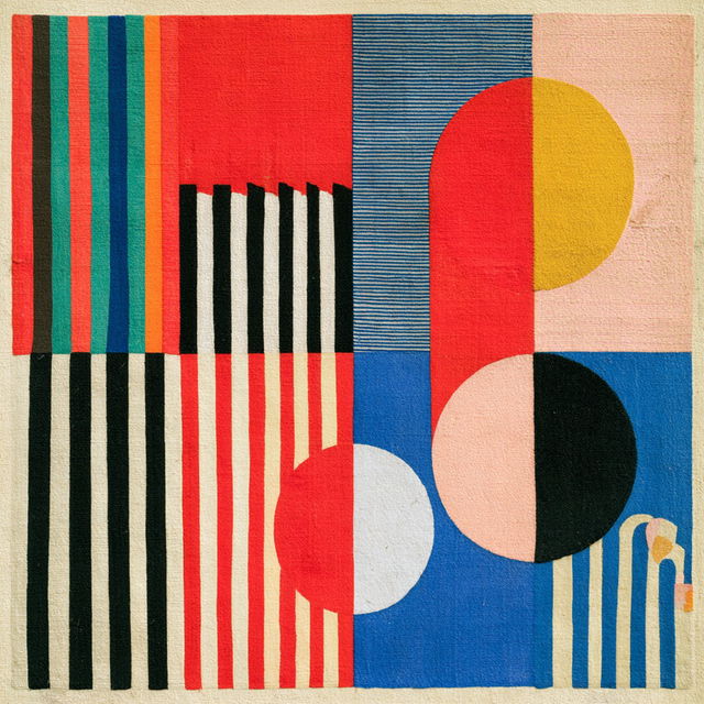 Sophie Taeuber-Arp style, Midjourney V8.2, render 2 of 4