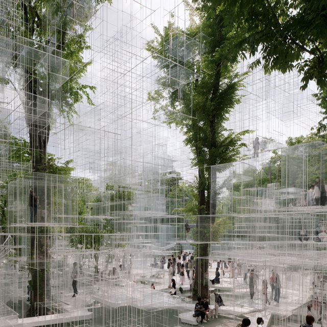 Sou Fujimoto style, Midjourney V8.2, render 3 of 4