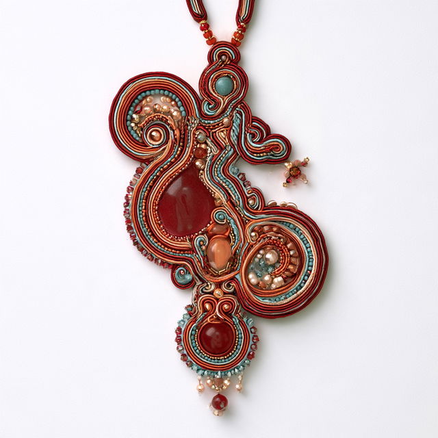 Soutache style, Midjourney V8.2, render 1 of 4