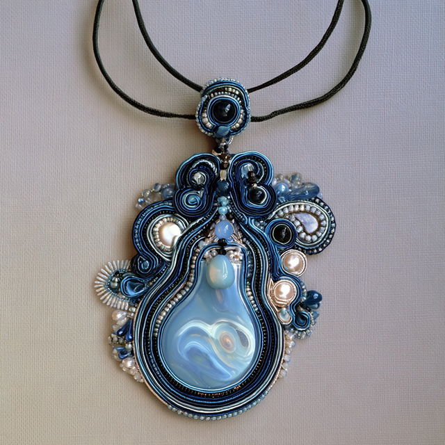 Soutache style, Midjourney V8.2, render 3 of 4