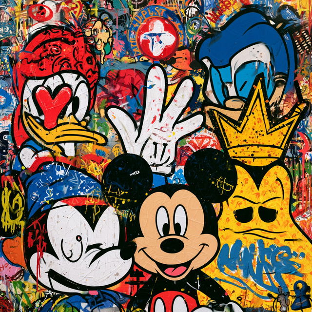 Speedy Graphito style, Midjourney V8.2, render 3 of 4