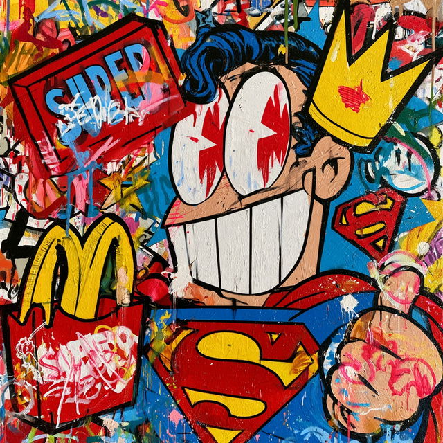 Speedy Graphito style, Midjourney V8.2, render 1 of 4