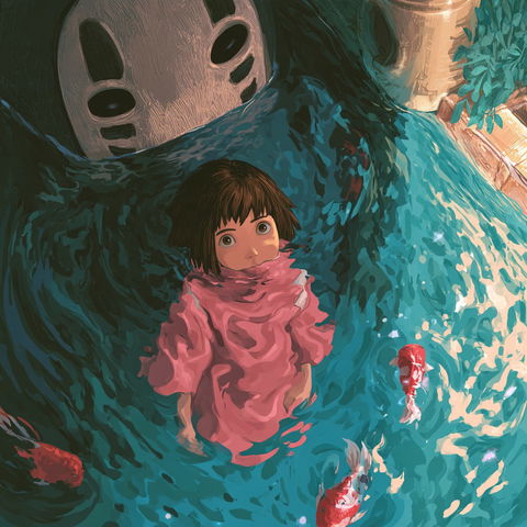 Spirited Away style (Titles), Midjourney V8.2