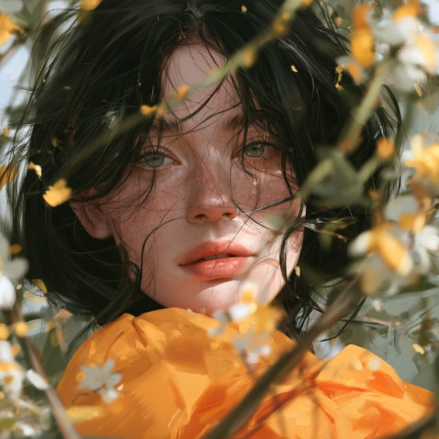 Spring style, Midjourney V8.2, render 1 of 4