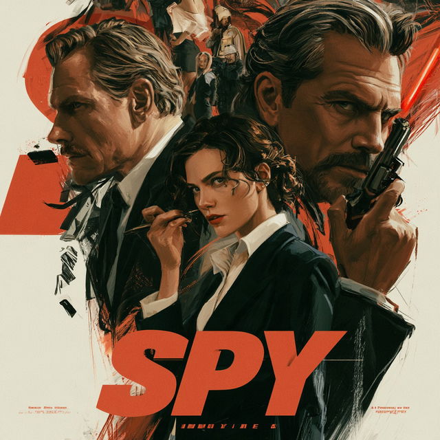 Spy movie style, Midjourney V8.2, render 3 of 4