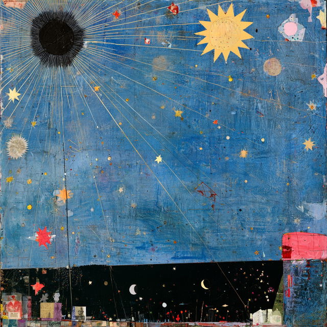 Squeak Carnwath style, Midjourney V8.2, render 4 of 4