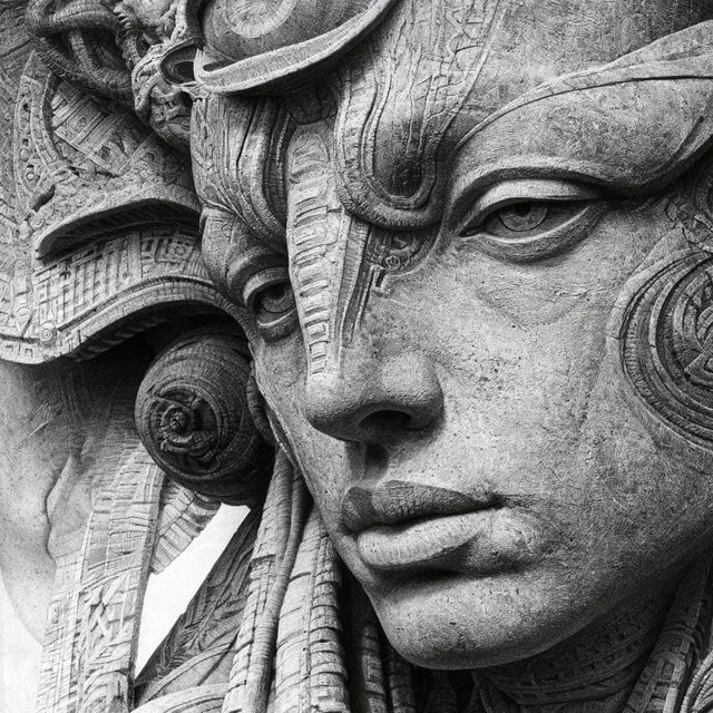 Stanislaw Szukalski style, Midjourney V8.2, render 1 of 4