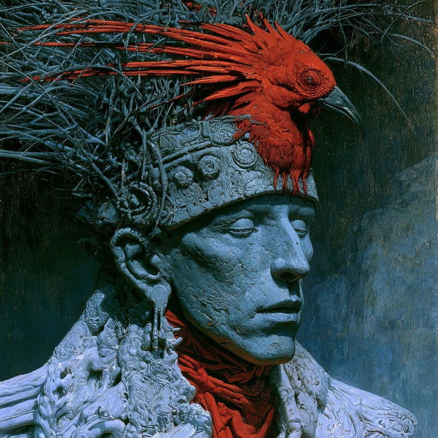 Stanislaw Szukalski style, Midjourney V8.2, render 4 of 4