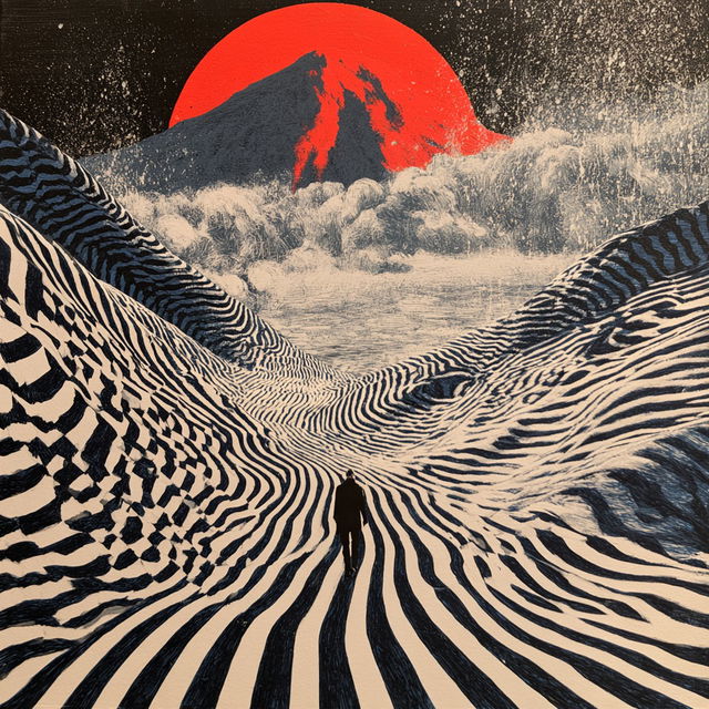 Stanley Donwood style, Midjourney V8.2, render 2 of 4