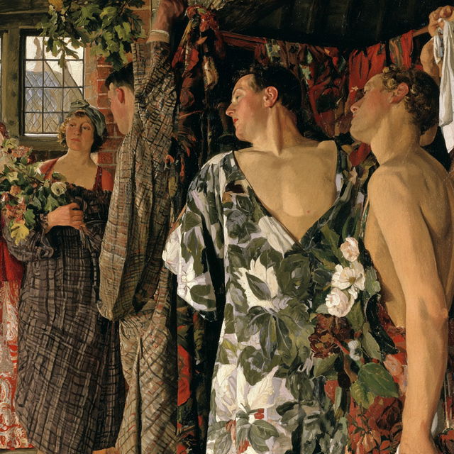 Stanley Spencer style, Midjourney V8.2, render 2 of 4