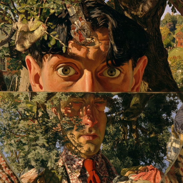 Stanley Spencer style, Midjourney V8.2, render 4 of 4