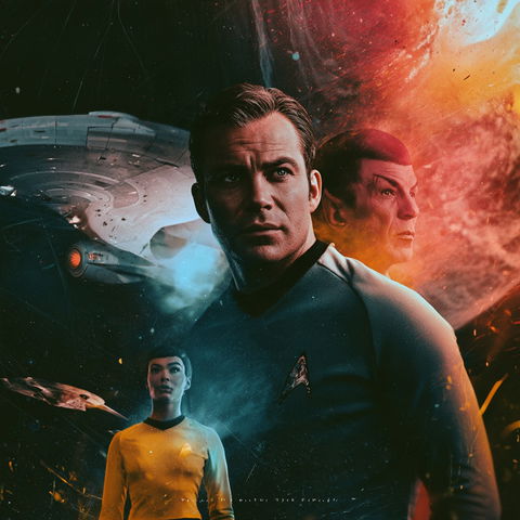 Star Trek style (Titles), Midjourney V8.2