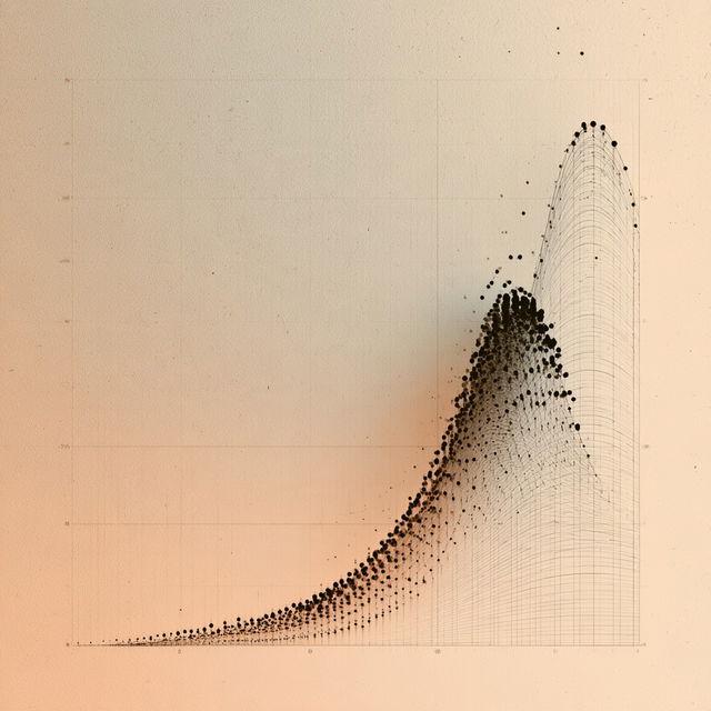 Statistical graph style, Midjourney V8.2, render 1 of 4
