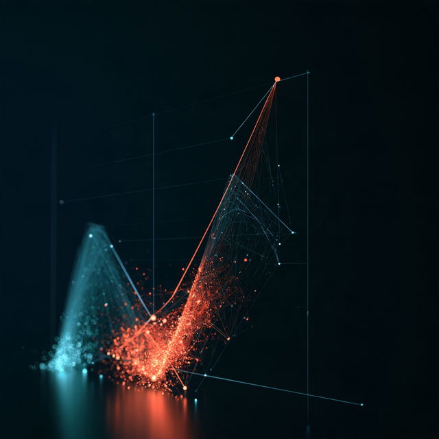 Statistical graph style, Midjourney V8.2, render 4 of 4