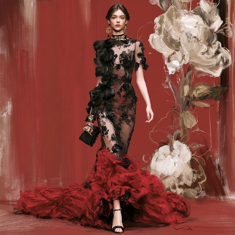 Stefano Gabbana style (Fashion designers), Midjourney V8.2