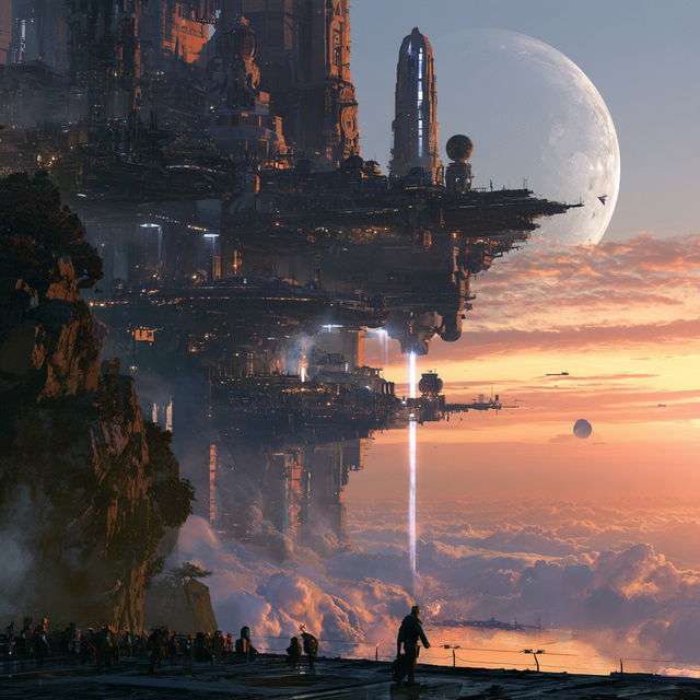 Stephan Martiniere style, Midjourney V8.2, render 2 of 4