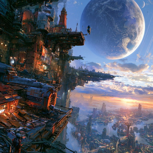 Stephan Martiniere style, Midjourney V8.2, render 3 of 4