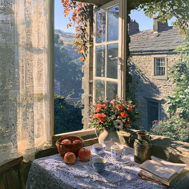 Stephen Darbishire style, Midjourney V8.2, render 2 of 4