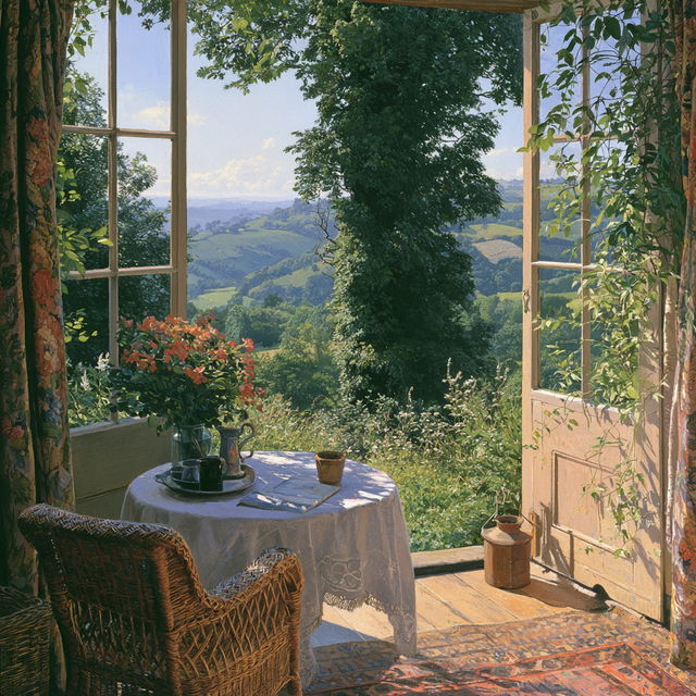 Stephen Darbishire style, Midjourney V8.2, render 4 of 4