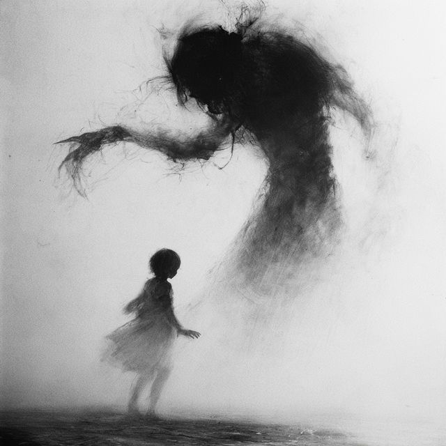 Stephen Gammell style, Midjourney V8.2, render 3 of 4