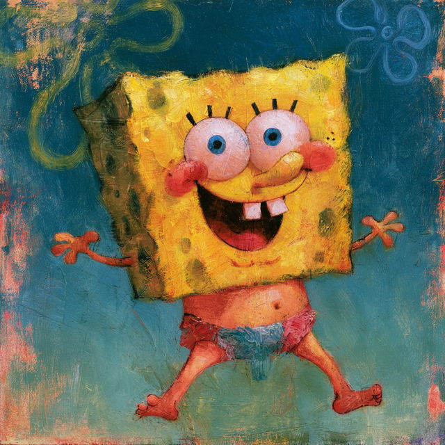 Stephen Hillenburg style, Midjourney V8.2, render 3 of 4