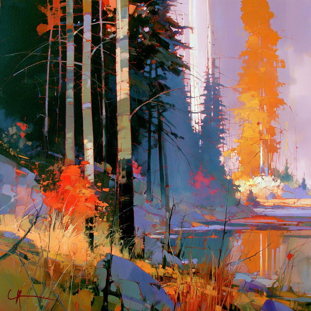 Stephen Quiller style, Midjourney V8.2, render 2 of 4